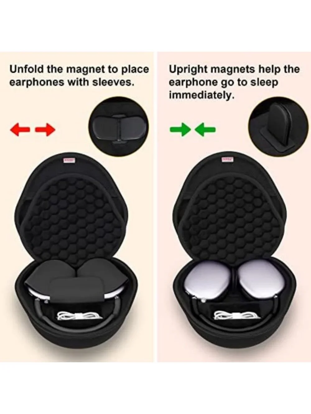 Stylish Black Case for Apple AirPods Max 2 - Protective Over-Ear Headphones